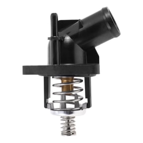 Unique Bargains Car Thermostat Inner Engine Coolant Thermostat Housing Assembly No.12674639 for Chevrolet Silverado 1500 2014-2019 Plastic Black Durable