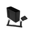 thumbnail image 1 of Unique Bargains Car Trash Can Hanging Front Rear Seats Faux Leather ABS Trash Bin Black 1 Pcs, 1 of 6