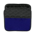 thumbnail image 1 of Unique Bargains Car Trash Can Hanging Front Rear Seats Faux Leather Trash Bin Blue Black 1 Pcs, 1 of 6