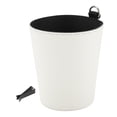 thumbnail image 1 of Unique Bargains Car Trash Can Hanging Front Rear Seats Faux Leather Trash Bin White 1 Pcs, 1 of 6