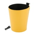 thumbnail image 1 of Unique Bargains Car Trash Can Hanging Front Rear Seats Faux Leather Trash Bin Yellow 1 Pcs, 1 of 6