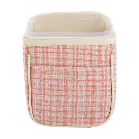 Unique Bargains Car Trash Can Portable and Hanging Front Rear Seats Back Trash Bin Pink 1pcs
