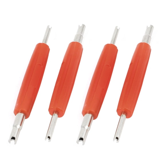 Unique Bargains Car Truck Motorcycle Bike 2 Way Tire Tyre Valve Stem Core Remover Repair Install Tool 4pcs
