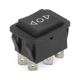thumbnail image 1 of Unique Bargains Car Truck DPDT ON-OFF-ON 3 Position 6 Pins Rocker Boat Switch, 1 of 3