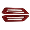 thumbnail image 1 of Unique Bargains Car Vehicle Air Flow Fender Red Plastic Hood Scoop Decoration 2 Pcs, 1 of 2