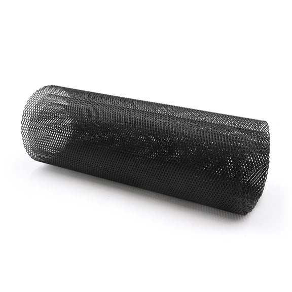 Unique Bargains Car Vehicle Black Aluminum Alloy Rhombic Grille Mesh Sheet 0.1" x 0.2"