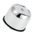 thumbnail image 1 of Unique Bargains Car Wheel Hub Center Caps 85mm 3.35" OD Center Hub Cover Scratch Resistance Plastic Chrome Silver Tone, 1 of 6