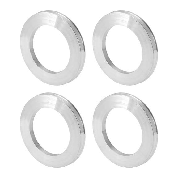 Unique Bargains Car Wheel Hub Centric Rings OD 106.1mm to ID 70.1mm Wheels Center Shaft Shock Absorbing Hubrings Aluminum Alloy Silver Tone Durable
