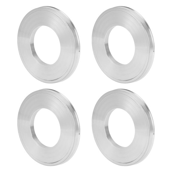 Unique Bargains Car Wheel Hub Centric Rings OD 108.1mm to ID 57.1mm Wheels Center Shaft Shock Absorbing Hubrings Aluminium Alloy Silver Tone Durable