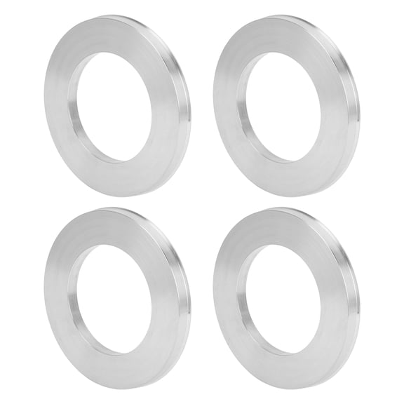 Unique Bargains Car Wheel Hub Centric Rings OD 110.1mm to ID 67.1mm Wheels Center Shaft Shock Absorbing Hubrings Aluminium Alloy Silver Tone Durable