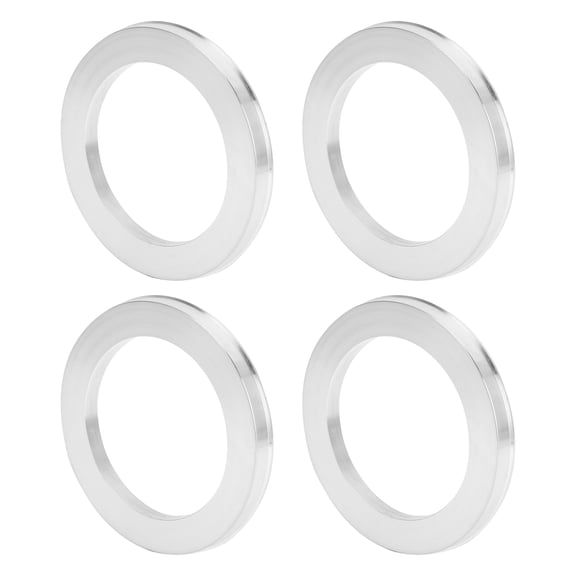 Unique Bargains Car Wheel Hub Centric Rings OD 110.1mm to ID 78.1mm Wheels Center Shaft Shock Absorbing Hubrings Aluminium Alloy Silver Tone Durable