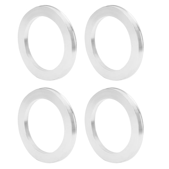 Unique Bargains Car Wheel Hub Centric Rings OD 110.1mm to ID 79.6mm Wheels Center Shaft Shock Absorbing Hubrings Aluminium Alloy Silver Tone Durable