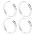 thumbnail image 1 of Unique Bargains Car Wheel Hub Centric Rings Wheels Center Shaft Shock Absorbing Hubrings Aluminum Alloy Silver Tone Durable OD 64.1mm to ID 59.1mm, 1 of 7