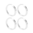 thumbnail image 1 of Unique Bargains Car Wheel Hub Centric Rings Wheels Center Shaft Shock Absorbing Hubrings Aluminum Alloy Silver Tone Durable OD 68.1mm to ID 58.6mm, 1 of 7