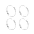 thumbnail image 1 of Unique Bargains Car Wheel Hub Centric Rings Wheels Center Shaft Shock Absorbing Hubrings Aluminum Alloy Silver Tone Durable OD 68.1mm to ID 64.1mm, 1 of 7