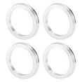thumbnail image 1 of Unique Bargains Car Wheel Hub Centric Rings Wheels Center Shaft Shock Absorbing Hubrings Aluminium Alloy Silver Tone Durable OD 71.6mm to ID 56.6mm, 1 of 7