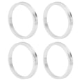 thumbnail image 1 of Unique Bargains Car Wheel Hub Centric Rings Wheels Center Shaft Shock Absorbing Hubrings Aluminium Alloy Silver Tone Durable OD 78.1mm to ID 69.1mm, 1 of 7