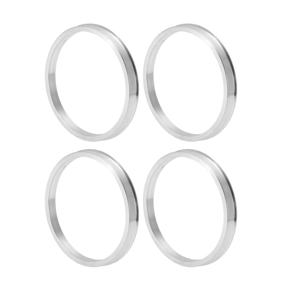 Unique Bargains Car Wheel Hub Centric Rings OD 93.1mm to ID 84.1mm Wheels Center Shaft Shock Absorbing Hubrings Aluminum Alloy Silver Tone Durable