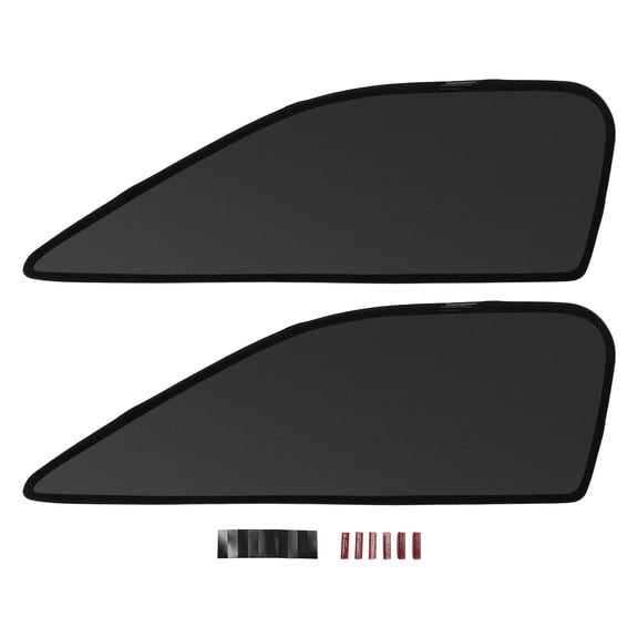 Unique Bargains Car Window Cover for Honda Vezel RV Series RV3/4/5/6 Windshield Sunshade Net for Driver and Passenger Side Sun Shade Black