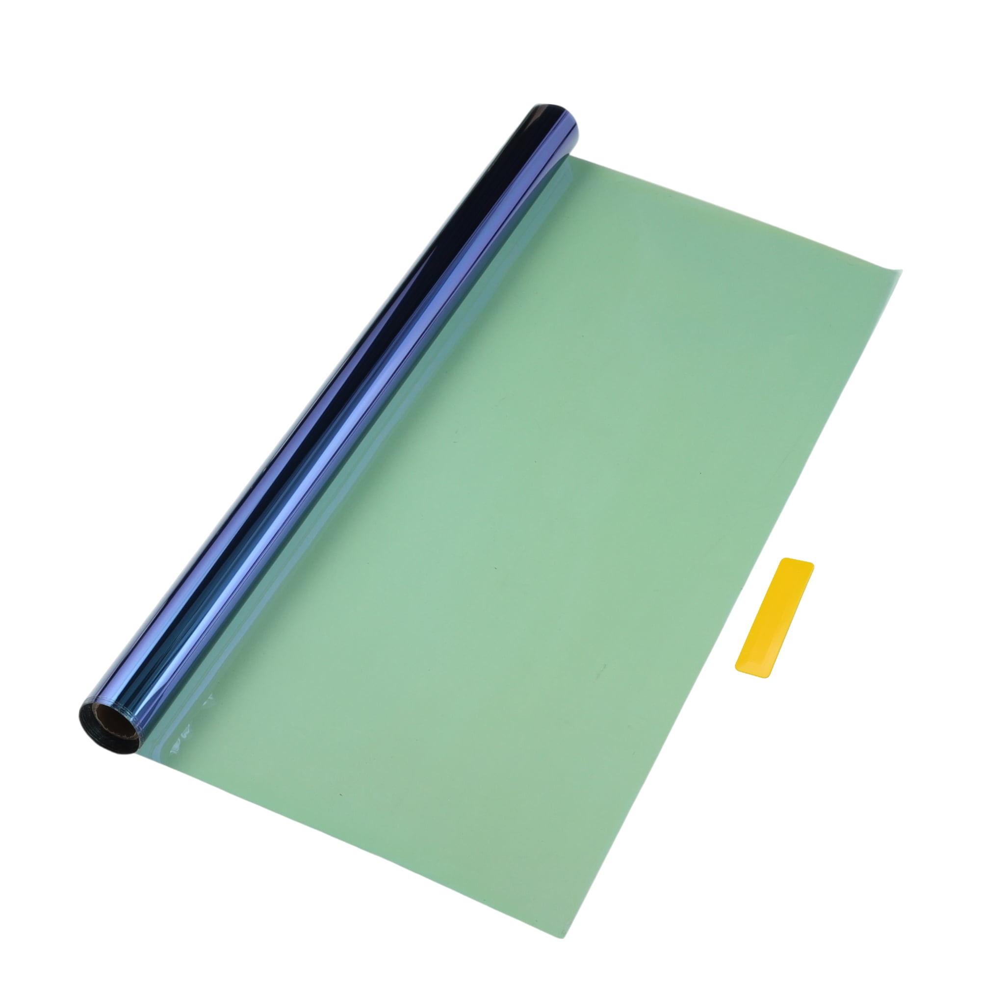 Unique Bargains Car Window Tint Film Chameleon 9.84 ft x 19.69 inch Privacy Film PET Blue 1 Pc VLT 60% IRR 97% UVR 99.5%