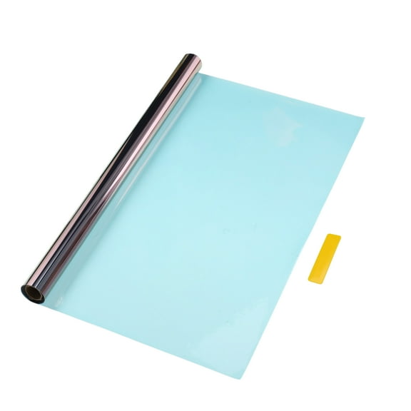 Unique Bargains Car Window Tint Film Window Privacy Film Car Chameleon PET 9.84 ft x 29.92 inch 1 Pc Light Blue VLT 75% IRR 91% UVR 99.5%