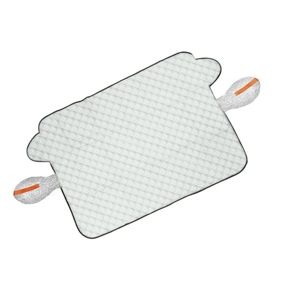 Unique Bargains Car Windshield Cover Thick Magnetic Cover with Reflective Strip Snow Protector for Winter Sun Shade UV
