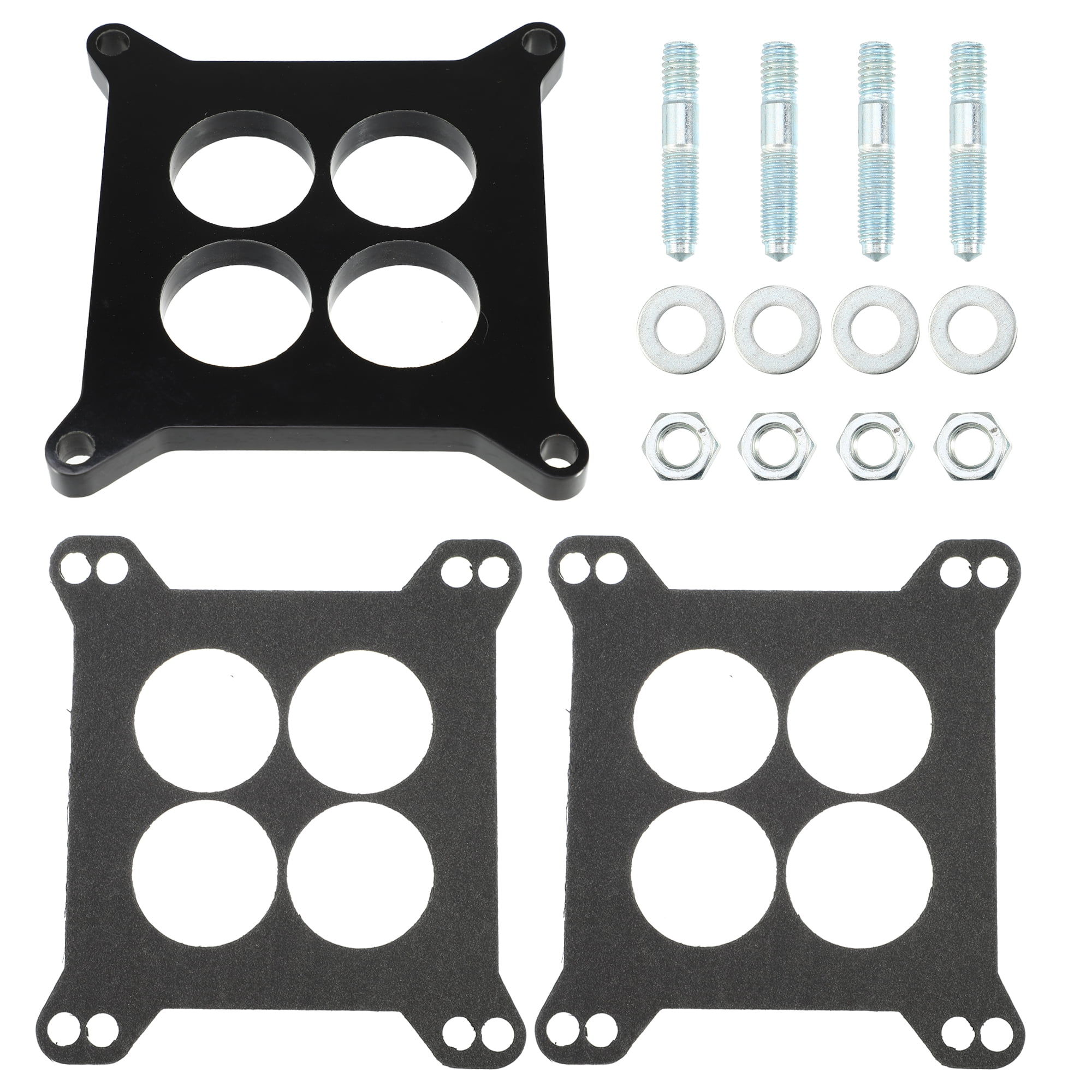 Unique Bargains Carb Spacers 1/2" Tall Ported Phenolic Carburetor