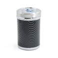 thumbnail image 1 of Unique Bargains Carbon Fiber Pattern Portable Ashtray Holder Smokeless Car Garbage Trash Can w  Light Black, 1 of 3