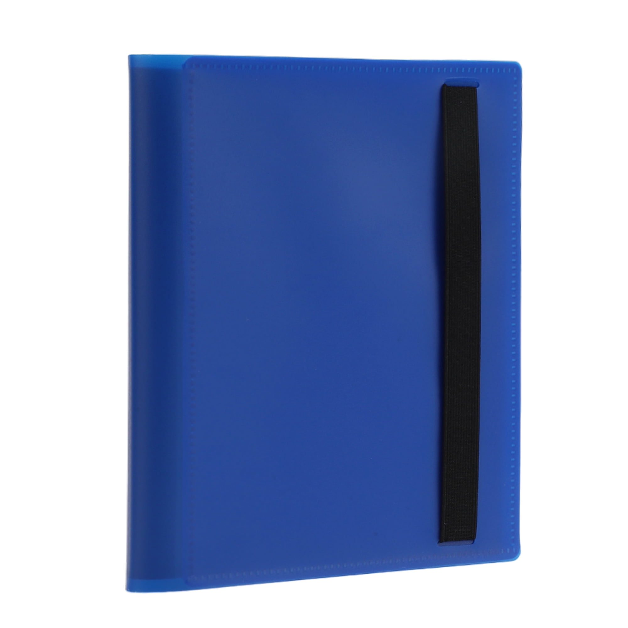 Unique Bargains Card Binder Trading Card Collector Album Holder Blue,160 pockets