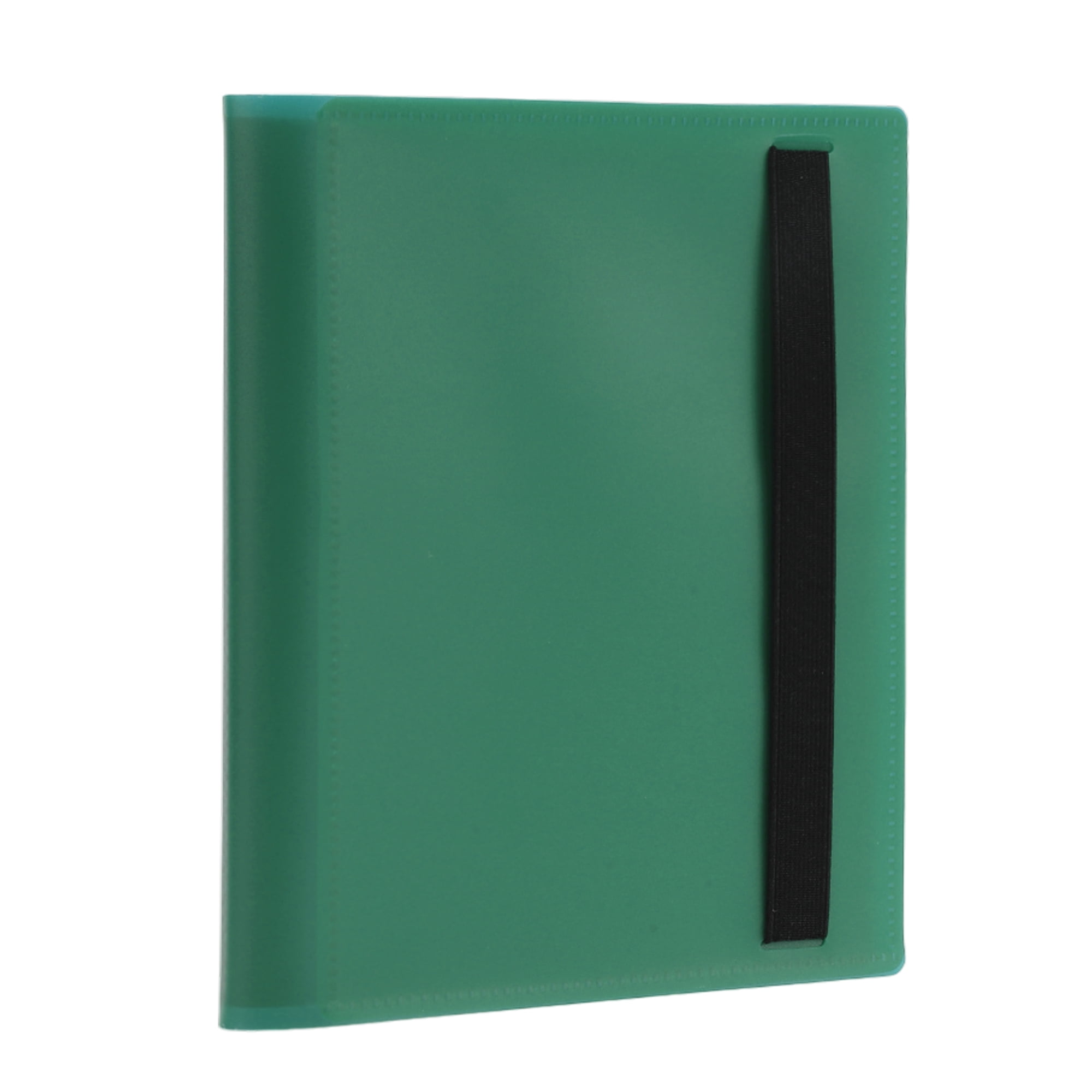 Unique Bargains Card Binder Trading Card Collector Album Holder Green,160 pockets