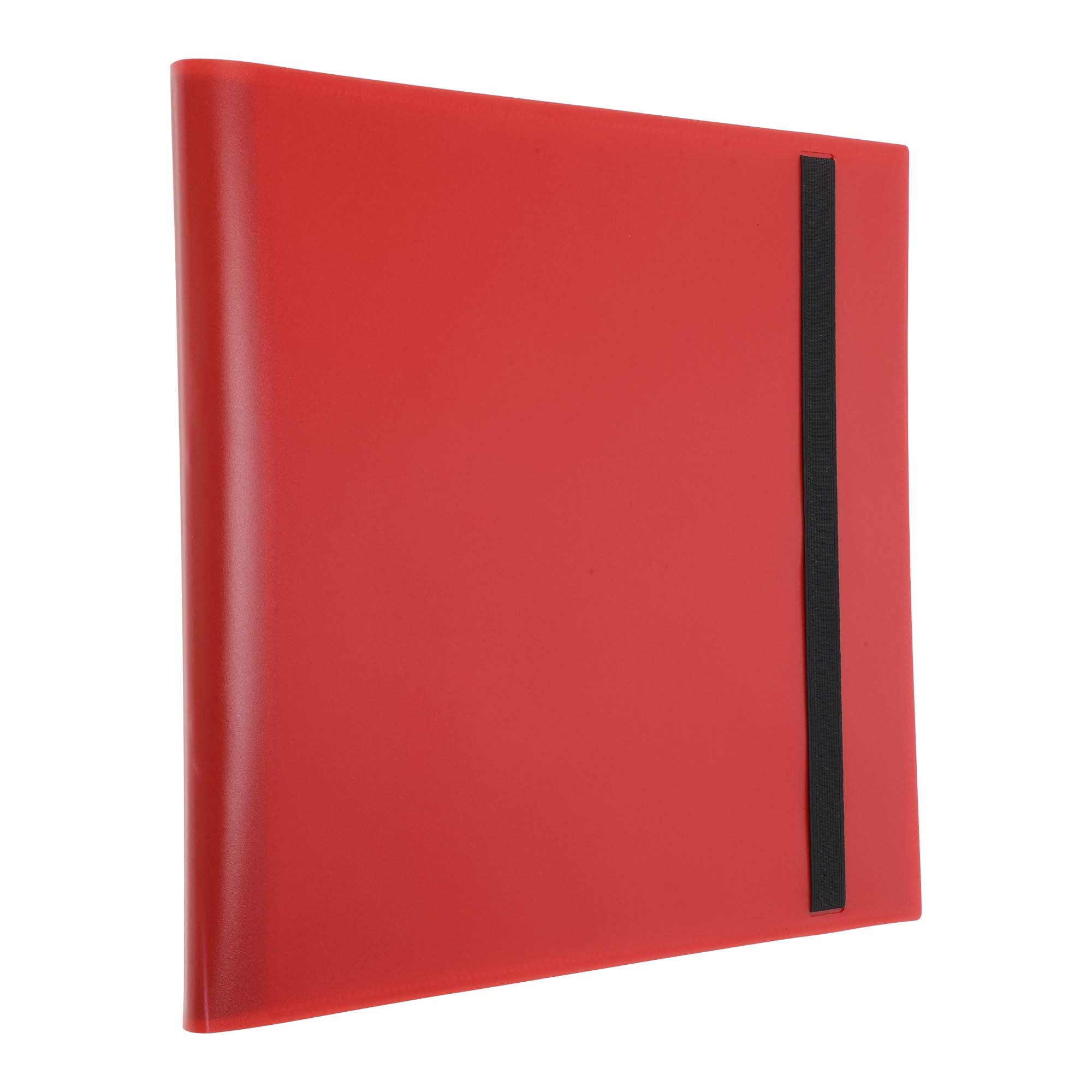 Unique Bargains Card Binder with 12 Pockets and 20 Pages for 480 Card Capacity ["Red"]