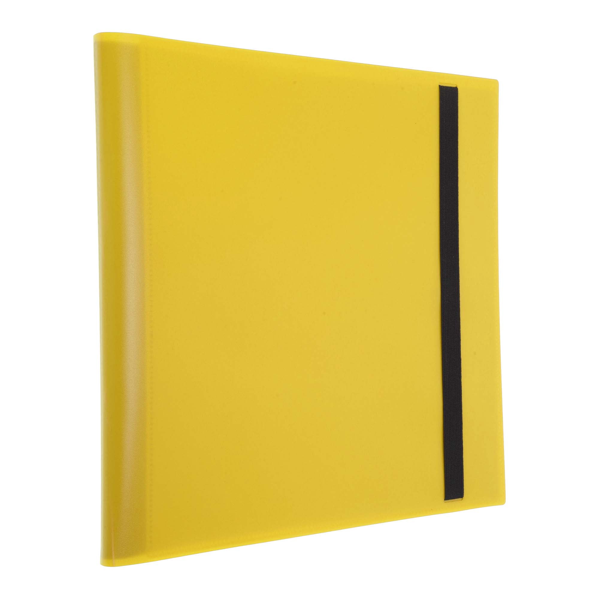 Unique Bargains Card Binder with 12 Pockets and 20 Pages for 480 Card Capacity ["Yellow"]