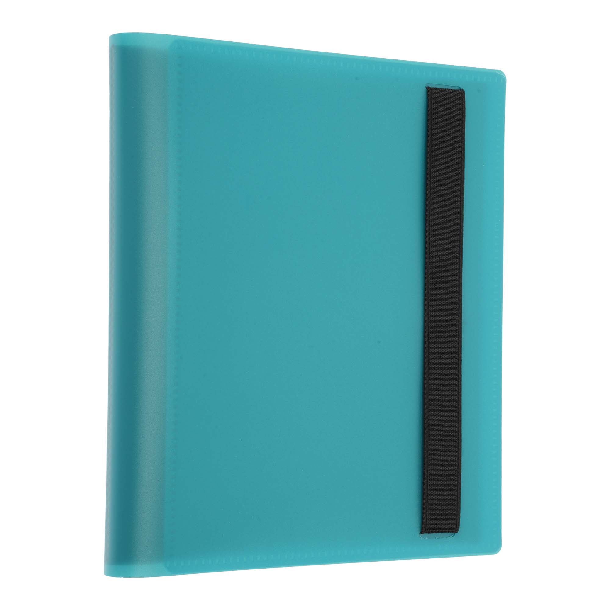 Unique Bargains Card Binder with 160 Card Capacity 4 Pockets and 20 Pages ["Lake Blue"]