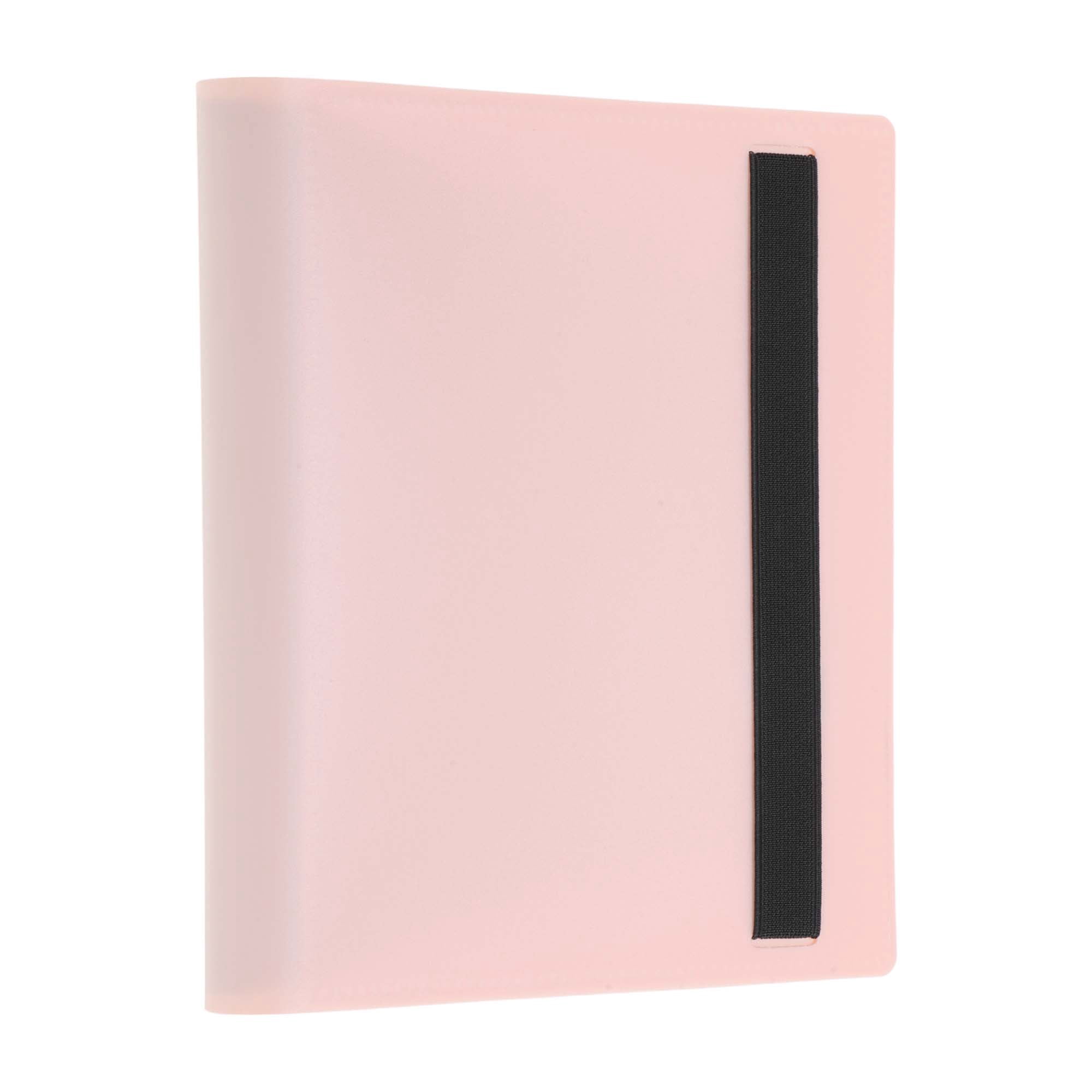 Unique Bargains Card Binder with 160 Card Capacity 4 Pockets and 20 Pages ["Pink"]