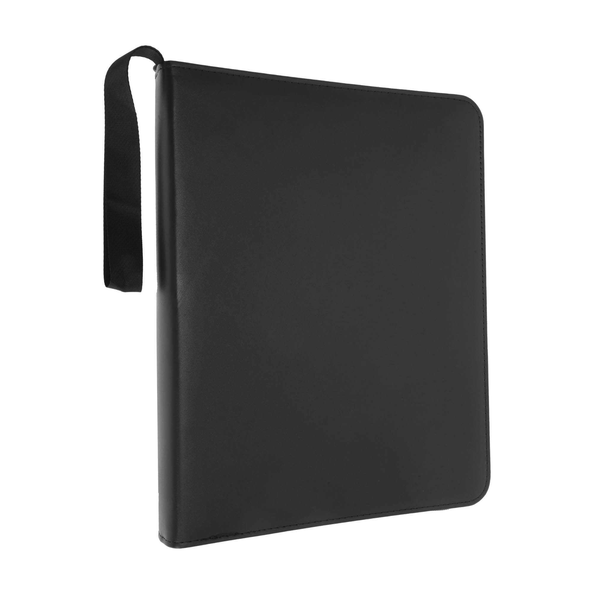 Unique Bargains Card Binder with 9 Pockets and 60 Pages for 1080 Cards Black Zip Album