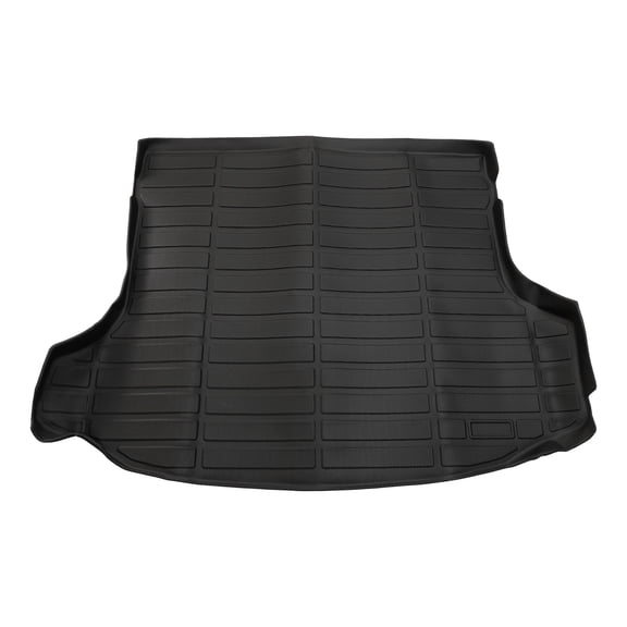 Unique Bargains Cargo Liner Rear Trunk Mat Rear Trunk Cargo Luggage Boot Tray Mat for Genesis GV70 2022-2025 TPE Black Anti-Slip Long Grid Pattern