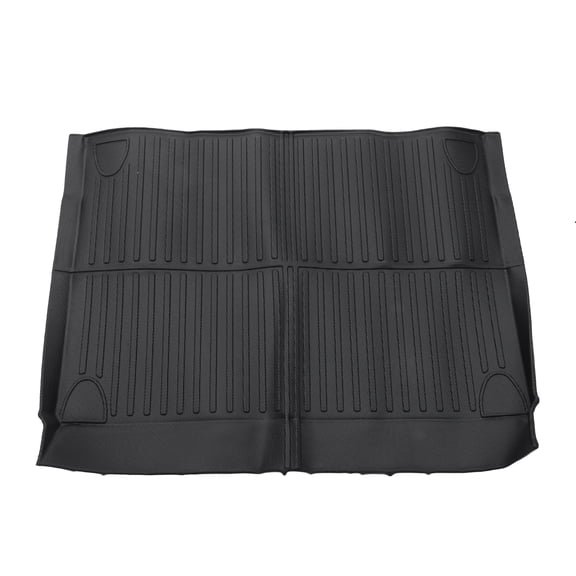 Unique Bargains Cargo Liner Trunk Mat Trunk Cargo Luggage Boot Tray Mat for Ford Bronco 2021-2024 Black TPE 1 Pc Flat Face Vertical Stripe Pattern Rear Anti-Slip