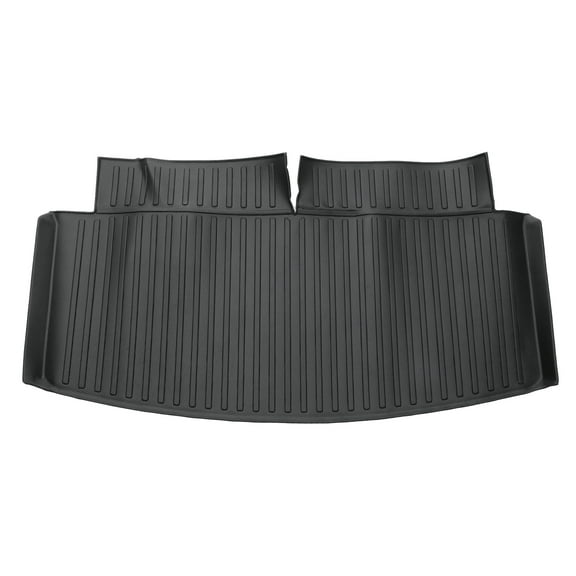 Unique Bargains Cargo Liner Trunk Mat Trunk Cargo Luggage Boot Tray Mat for Ford Explorer 2020-2024 Black TPE 1 Pc Flat Face Vertical Stripe Pattern Rear Anti-Slip