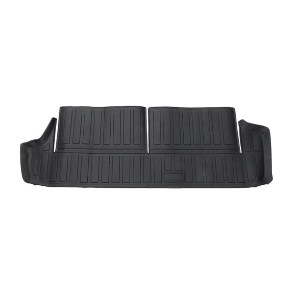 Unique Bargains Cargo Liner Trunk Mat Trunk Cargo Luggage Boot Tray Mat for Toyota 4Runner 7 Seat 2013-2024 Black TPE 1 Pc Flat Face Vertical Rectangular Grid Pattern