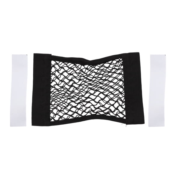 Unique Bargains Cargo Net 14.96"x9.84" Car Backseat Storage Net Car Storage Mesh Bag Organiser for Campervans Truck Highly Elastic Mesh Black 1 Pc
