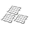 thumbnail image 1 of Unique Bargains Cargo Net High Elastic Motorcycle Luggage Straps with 6 Hooks Bicycle Black 11.8"x11.8", 1 of 6