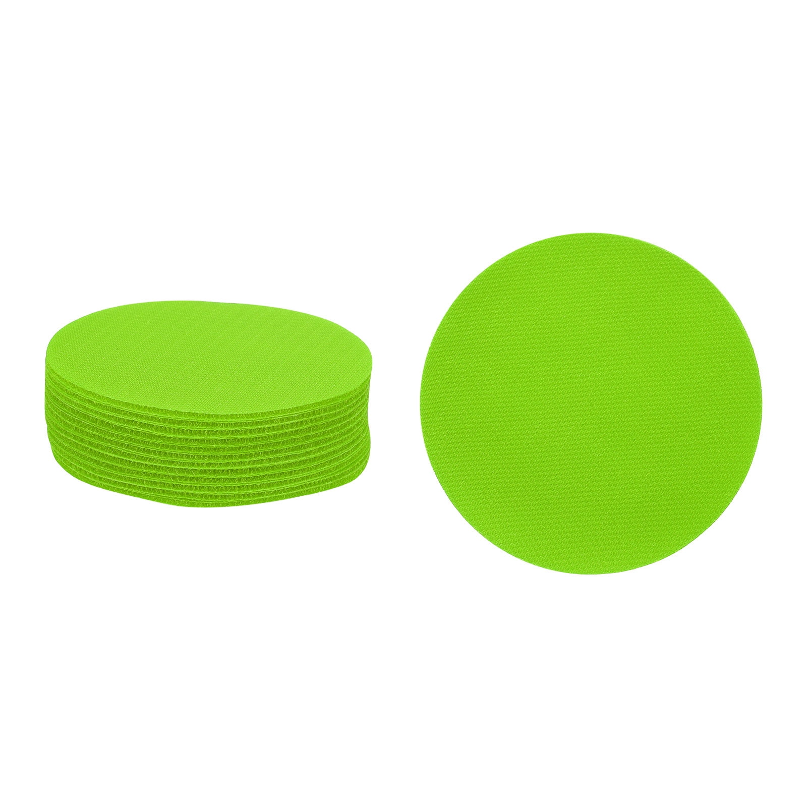 Unique Bargains Carpet Spot Markers Circle Floor Dots for Classroom Seating Grass Green