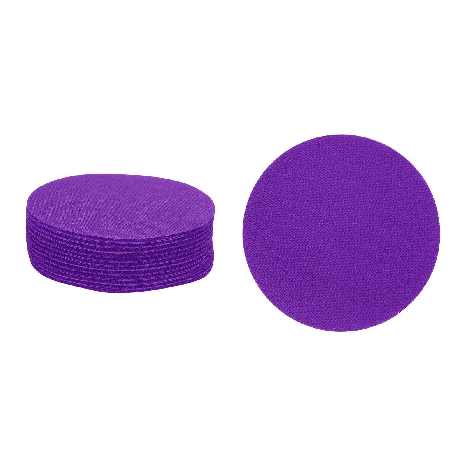 Unique Bargains Carpet Spot Markers Circle Floor Dots for Classroom Seating Purple