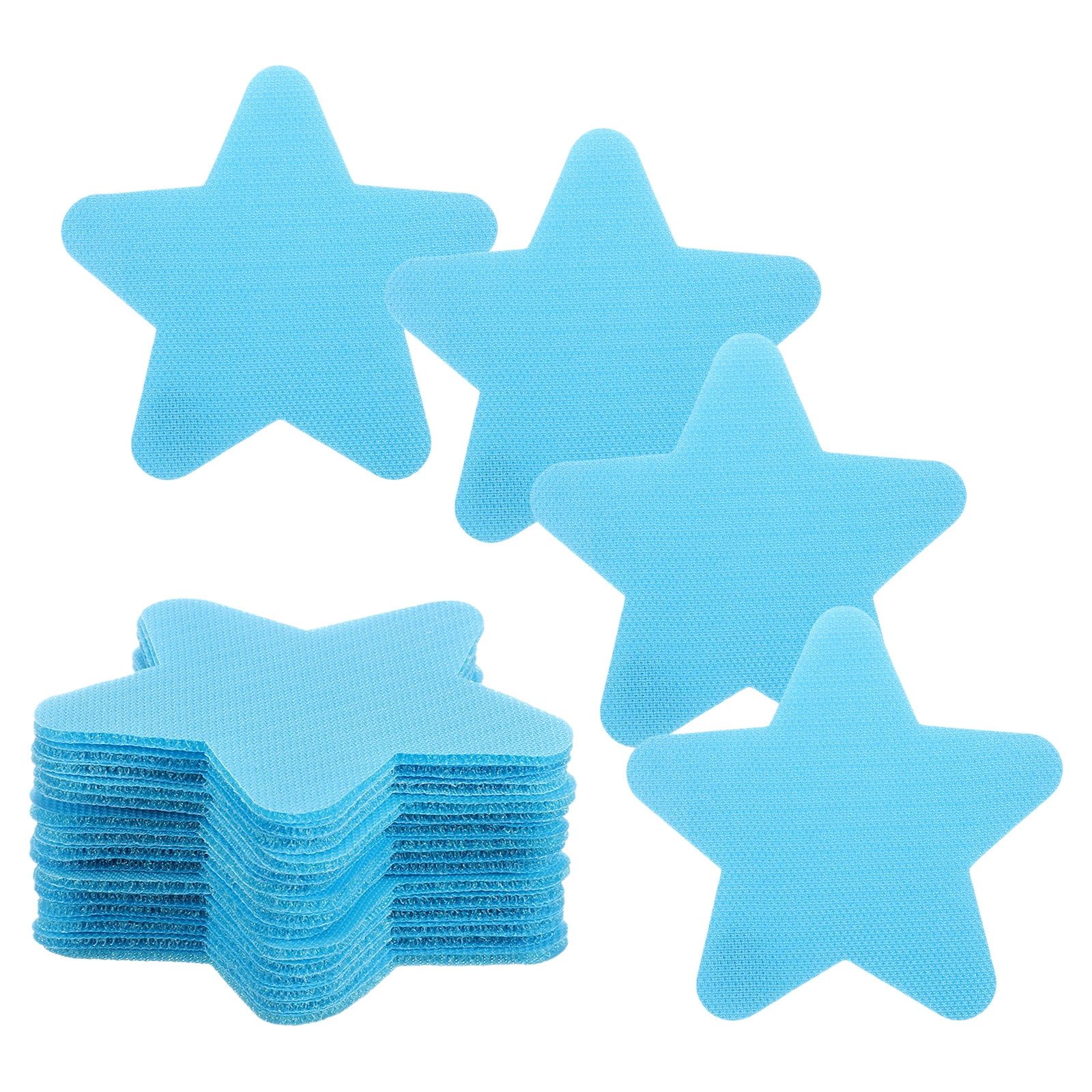 Unique Bargains Carpet Spot Markers Non-Slip Rubber Markers Classroom Blue
