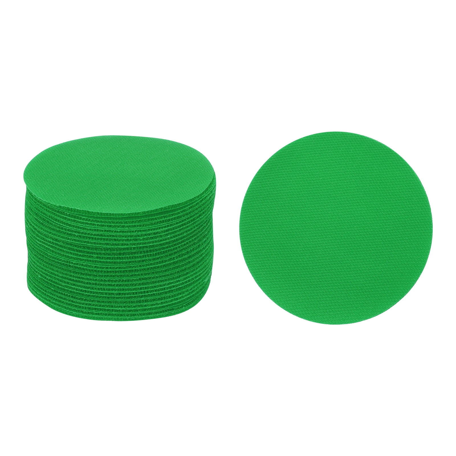 Unique Bargains Carpet Spot Markers for Classroom Carpet Teacher Supplies Green