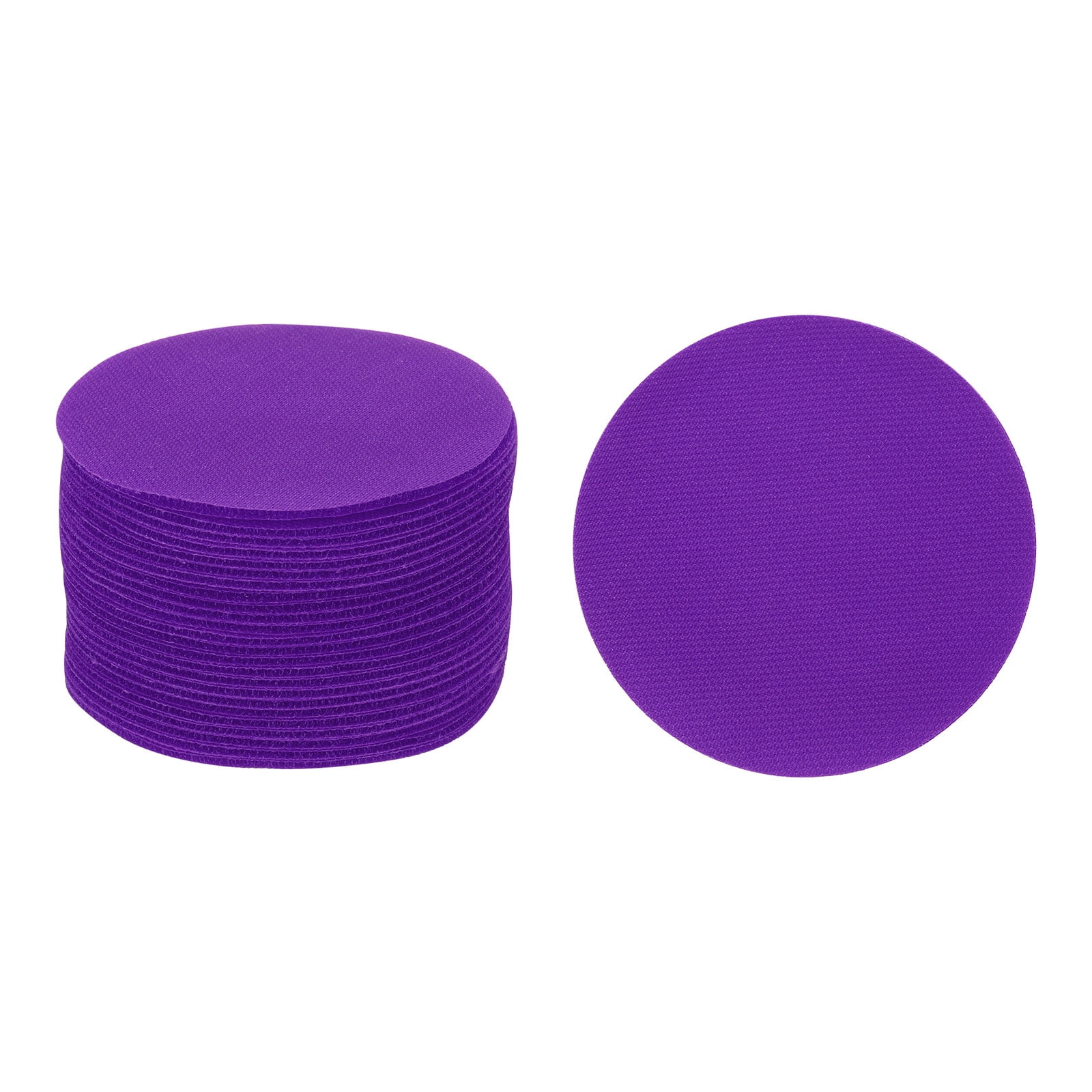 Unique Bargains Carpet Spot Markers for Classroom Carpet Teacher Supplies Purple