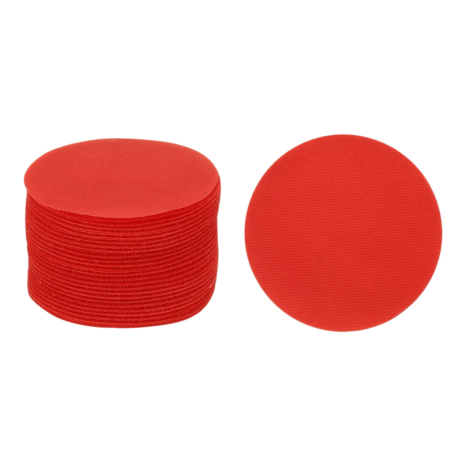 Unique Bargains Carpet Spot Markers for Classroom Carpet Teacher Supplies Red