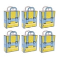 thumbnail image 1 of Unique Bargains Cartoon Backpack Shape Gift Bags 6 Pcs Blue, 1 of 5