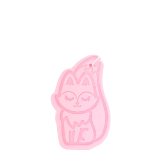Unique Bargains Cartoon Bath Sponge for Shower 4.33"x2.56"x0.79" Pink