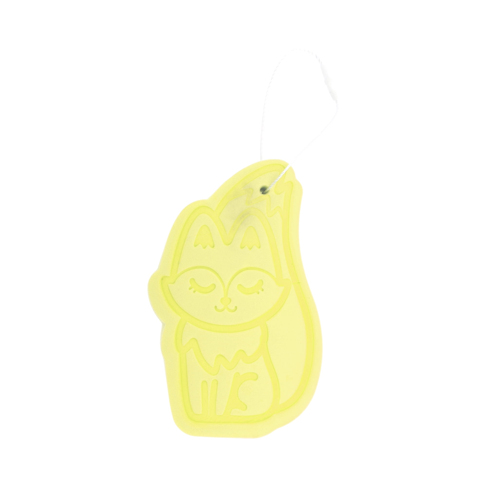 Unique Bargains Cartoon Bath Sponge for Shower 4.33"x2.56"x0.79" Yellow